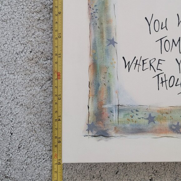 RHONDA KULLBERG Signed Hand Painted Inspirational Quotes Wall Art-Set of 4 - Picture 5 of 16